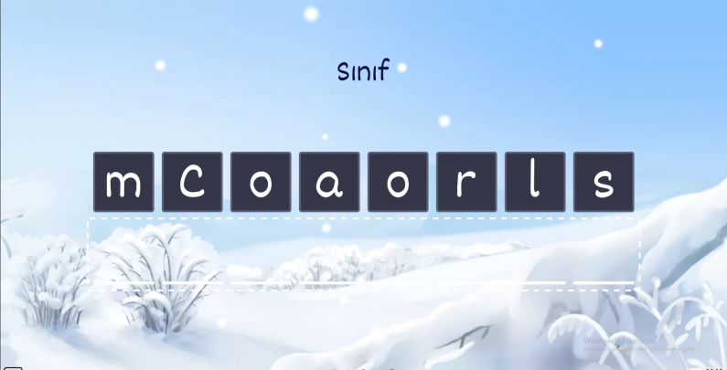 anagram winter